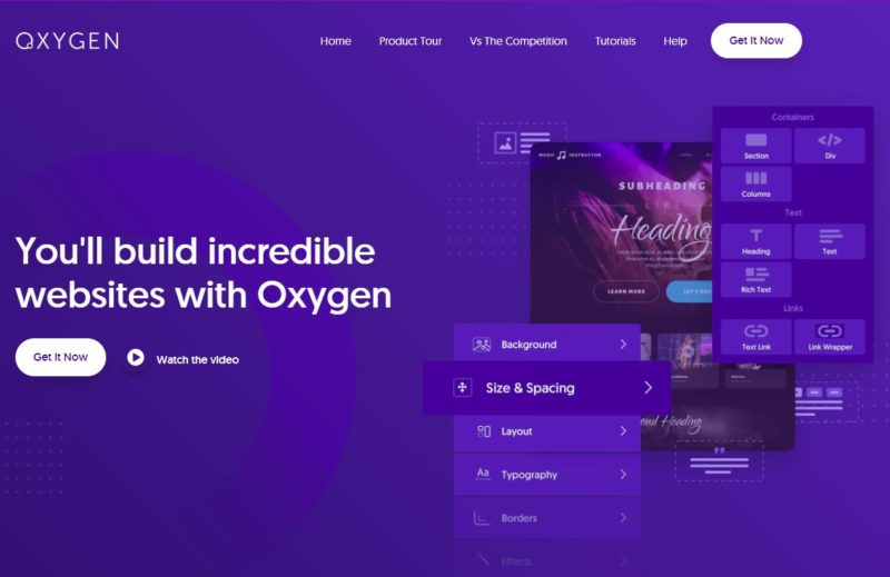 Oxygen Homepage